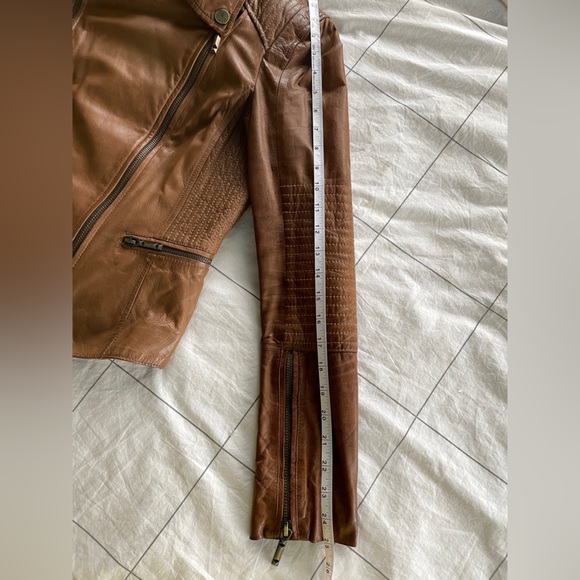 BCBG Moto Leather Jacket XS - Picture 10 of 15